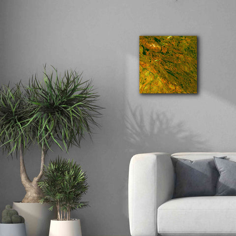 Image of 'Earth as Art: Rock Folding,' Canvas Wall Art,18 x 18