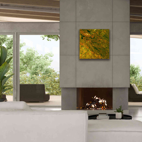 Image of 'Earth as Art: Rock Folding,' Canvas Wall Art,26 x 26