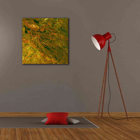 Image of 'Earth as Art: Rock Folding,' Canvas Wall Art,26 x 26