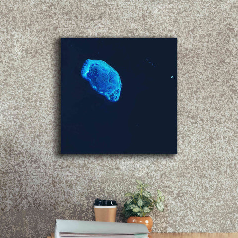 Image of 'Earth as Art: Scorpion Reef,' Canvas Wall Art,18 x 18