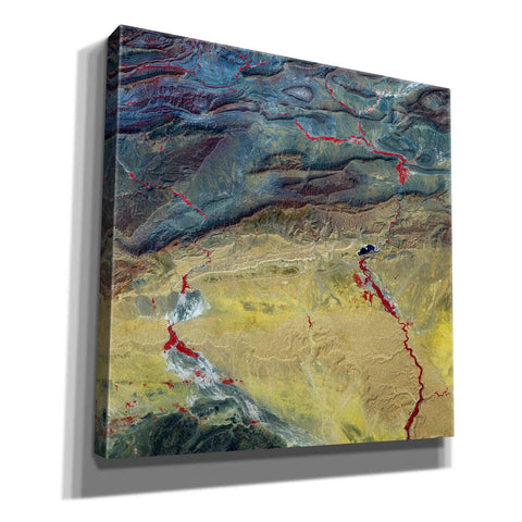 Image of 'Earth as Art: Crimson Streams,' Canvas Wall Art,12x12x1.1x0,18x18x1.1x0,26x26x1.74x0,37x37x1.74x0