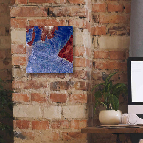 Image of 'Earth as Art: Fractured,' Canvas Wall Art,12 x 12