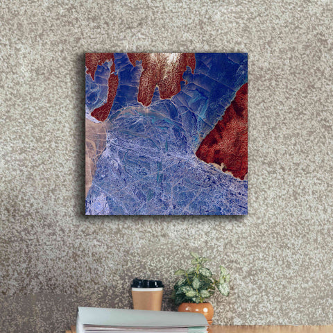 Image of 'Earth as Art: Fractured,' Canvas Wall Art,18 x 18