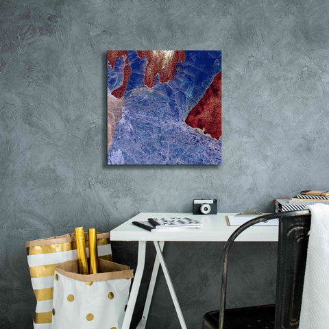 Image of 'Earth as Art: Fractured,' Canvas Wall Art,18 x 18