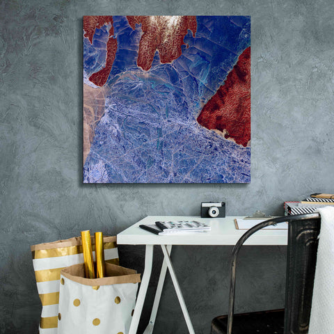 Image of 'Earth as Art: Fractured,' Canvas Wall Art,26 x 26