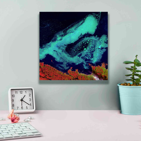 Image of 'Earth as Art: Icy Vortex,' Canvas Wall Art,12 x 12