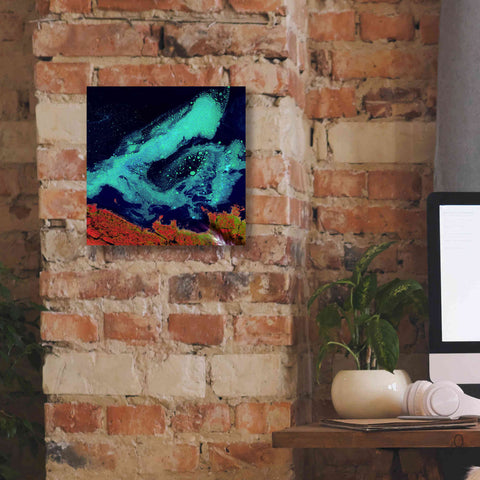 Image of 'Earth as Art: Icy Vortex,' Canvas Wall Art,12 x 12