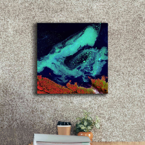 Image of 'Earth as Art: Icy Vortex,' Canvas Wall Art,18 x 18