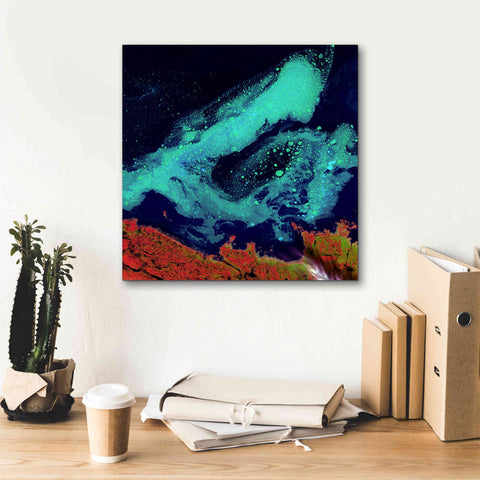 Image of 'Earth as Art: Icy Vortex,' Canvas Wall Art,18 x 18