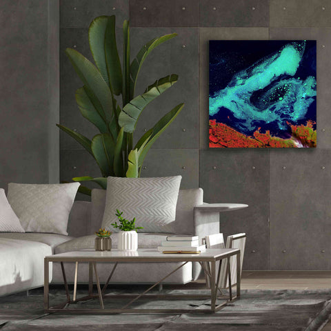 Image of 'Earth as Art: Icy Vortex,' Canvas Wall Art,37 x 37