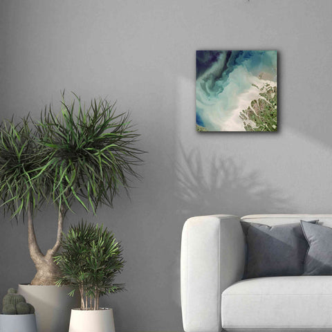 Image of 'Earth as Art: Mackenzie Meets Beaufort,' Canvas Wall Art,18 x 18