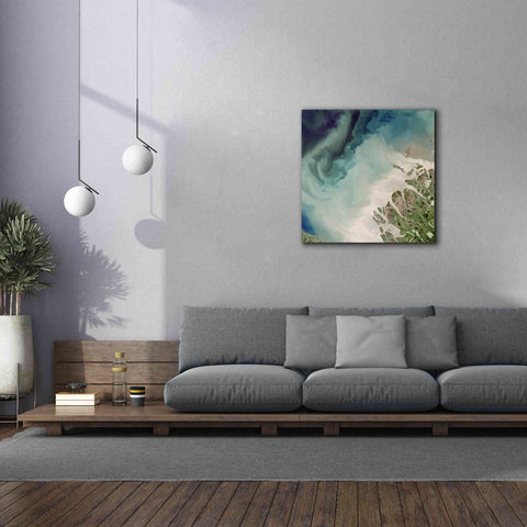Image of 'Earth as Art: Mackenzie Meets Beaufort,' Canvas Wall Art,37 x 37