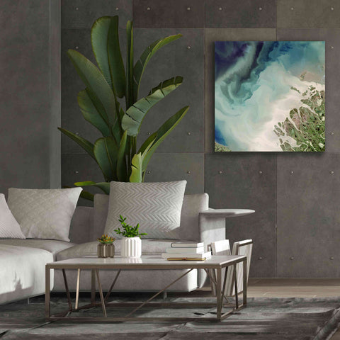 Image of 'Earth as Art: Mackenzie Meets Beaufort,' Canvas Wall Art,37 x 37