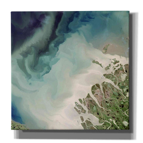 Image of 'Earth as Art: Mackenzie Meets Beaufort,' Canvas Wall Art,12x12x1.1x0,18x18x1.1x0,26x26x1.74x0,37x37x1.74x0
