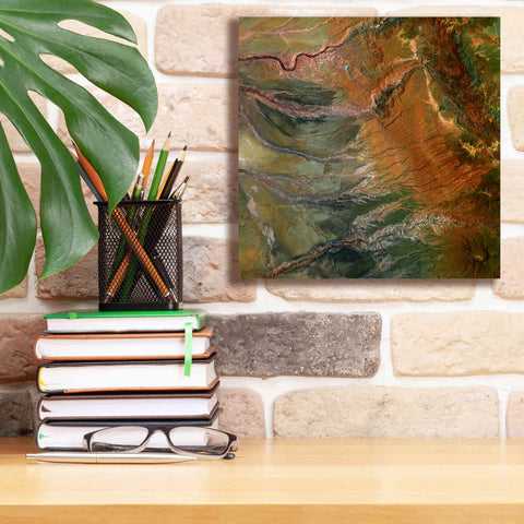 Image of 'Earth as Art: Moody Carvings,' Canvas Wall Art,12 x 12