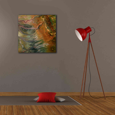Image of 'Earth as Art: Moody Carvings,' Canvas Wall Art,26 x 26