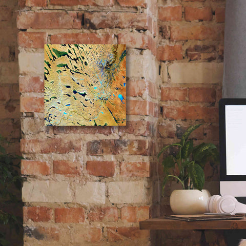 Image of 'Earth as Art: Parallel Dunes,' Canvas Wall Art,12 x 12