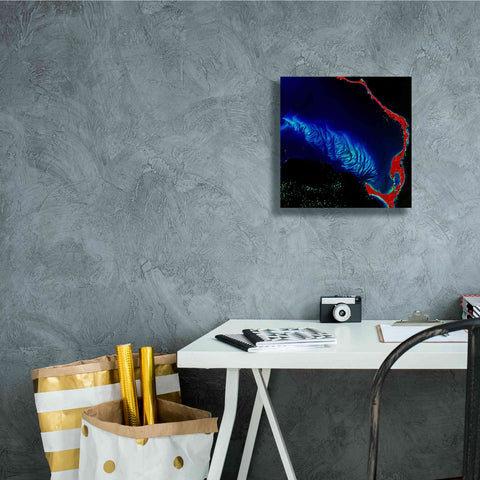 Image of 'Earth as Art: Shoal Complex,' Canvas Wall Art,12 x 12