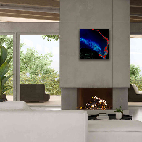 Image of 'Earth as Art: Shoal Complex,' Canvas Wall Art,26 x 26