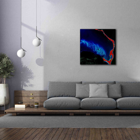 Image of 'Earth as Art: Shoal Complex,' Canvas Wall Art,37 x 37