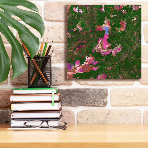 Image of 'Earth as Art: Southwestern Abstract,' Canvas Wall Art,12 x 12