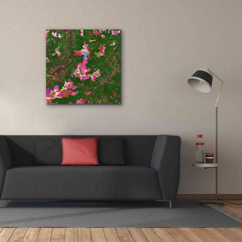 Image of 'Earth as Art: Southwestern Abstract,' Canvas Wall Art,37 x 37