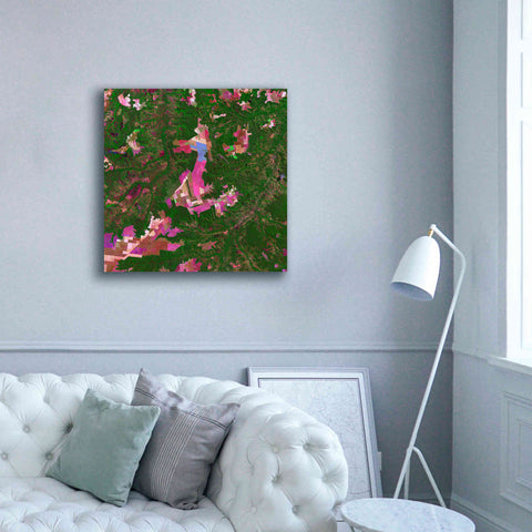 Image of 'Earth as Art: Southwestern Abstract,' Canvas Wall Art,37 x 37