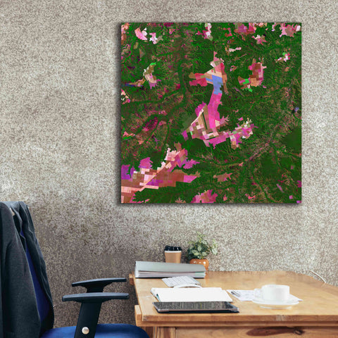 Image of 'Earth as Art: Southwestern Abstract,' Canvas Wall Art,37 x 37