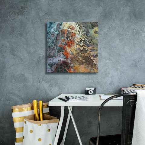 Image of 'Earth as Art: Unfriendly Landscape,' Canvas Wall Art,18 x 18
