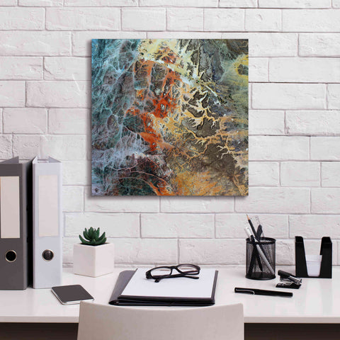 Image of 'Earth as Art: Unfriendly Landscape,' Canvas Wall Art,18 x 18
