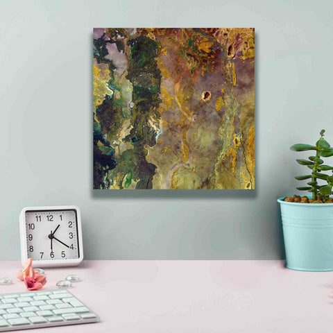 Image of 'Earth as Art: Weird Watercolor,' Canvas Wall Art,12 x 12