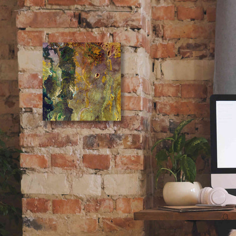 Image of 'Earth as Art: Weird Watercolor,' Canvas Wall Art,12 x 12