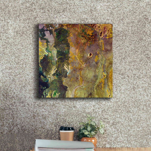 Image of 'Earth as Art: Weird Watercolor,' Canvas Wall Art,18 x 18