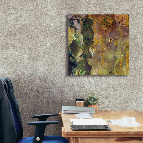 Image of 'Earth as Art: Weird Watercolor,' Canvas Wall Art,26 x 26