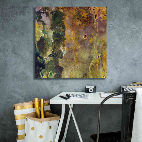 Image of 'Earth as Art: Weird Watercolor,' Canvas Wall Art,26 x 26
