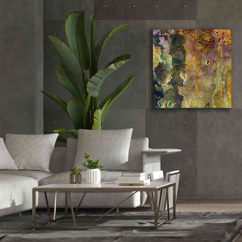 Image of 'Earth as Art: Weird Watercolor,' Canvas Wall Art,37 x 37