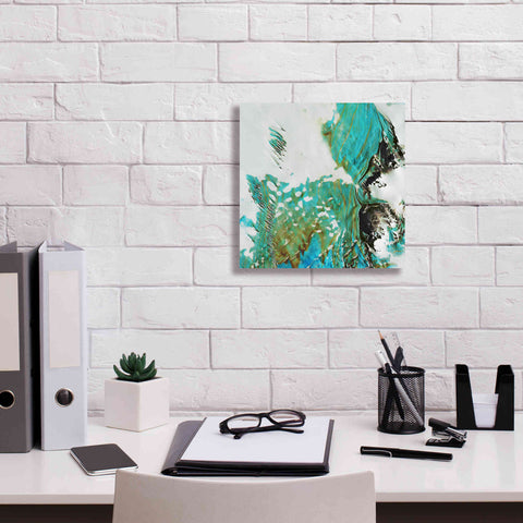 Image of 'Earth as Art: Blue Ice,' Canvas Wall Art,12 x 12