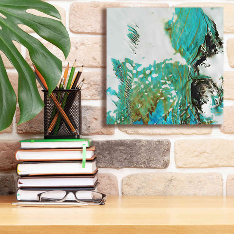 Image of 'Earth as Art: Blue Ice,' Canvas Wall Art,12 x 12