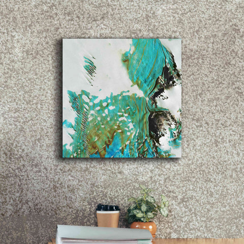 Image of 'Earth as Art: Blue Ice,' Canvas Wall Art,18 x 18