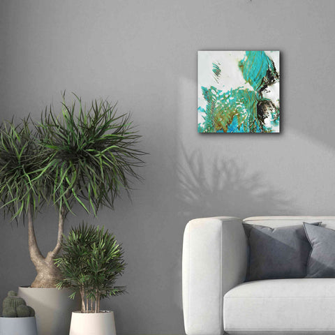 Image of 'Earth as Art: Blue Ice,' Canvas Wall Art,18 x 18