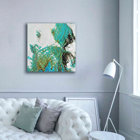 Image of 'Earth as Art: Blue Ice,' Canvas Wall Art,37 x 37