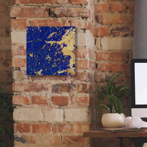 Image of 'Earth as Art: Copper and Blue,' Canvas Wall Art,12 x 12