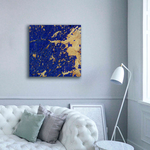 Image of 'Earth as Art: Copper and Blue,' Canvas Wall Art,37 x 37
