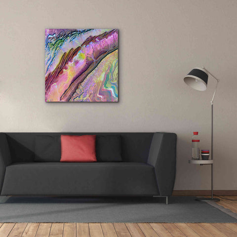 Image of 'Earth as Art: Desert Ribbons,' Canvas Wall Art,37 x 37