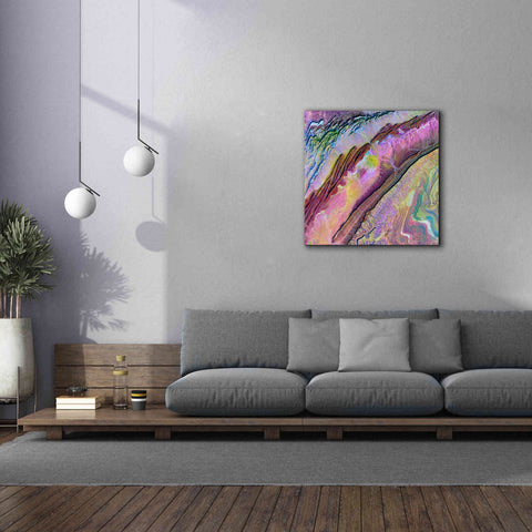 Image of 'Earth as Art: Desert Ribbons,' Canvas Wall Art,37 x 37