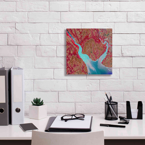 Image of 'Earth as Art: Mezen Mixing,' Canvas Wall Art,12 x 12