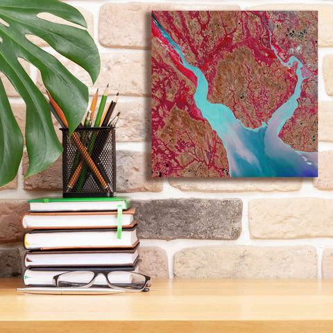 Image of 'Earth as Art: Mezen Mixing,' Canvas Wall Art,12 x 12