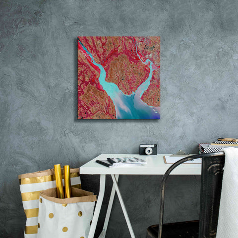 Image of 'Earth as Art: Mezen Mixing,' Canvas Wall Art,18 x 18