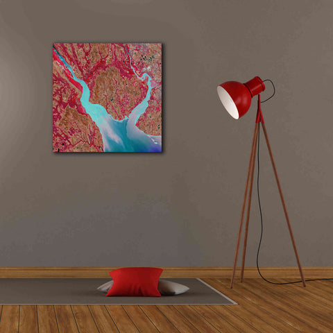 Image of 'Earth as Art: Mezen Mixing,' Canvas Wall Art,26 x 26