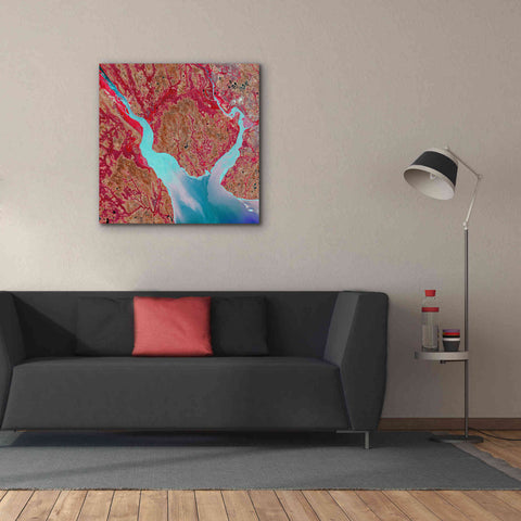 Image of 'Earth as Art: Mezen Mixing,' Canvas Wall Art,37 x 37